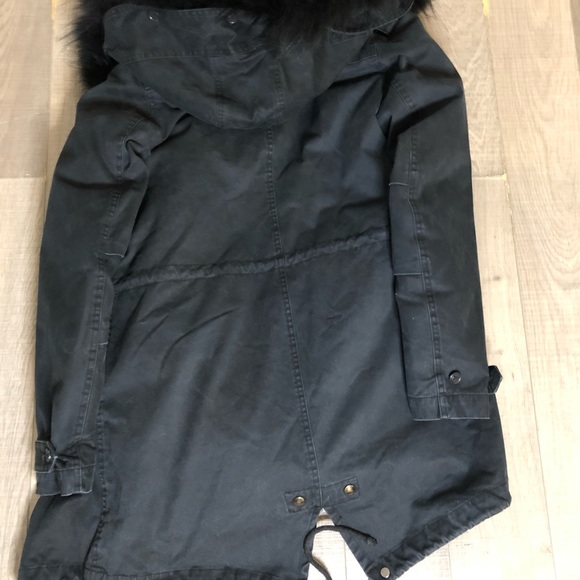 Parka with Flur Inner lining Coat Winter Parkas - Picture 4 of 6